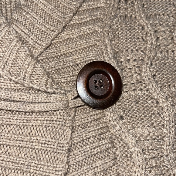 Tan Sweater with Button Detail - Picture 2 of 4